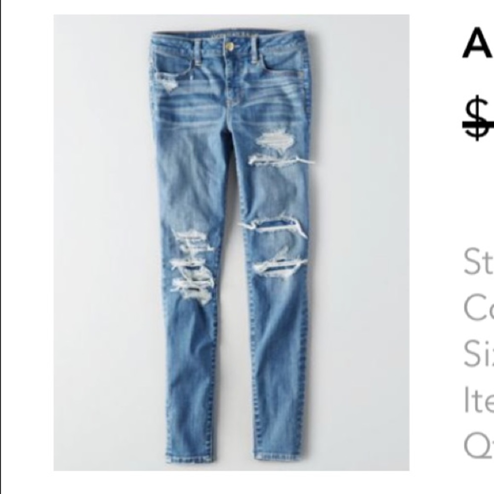 AE high wasted jegging